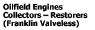 Oilfield Engines Collectors  Restorers (Franklin Valveless)